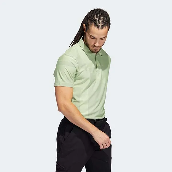 Áo Polo Nam Adidas Golf Jacquard HA9164 Màu Xanh Green Size S
