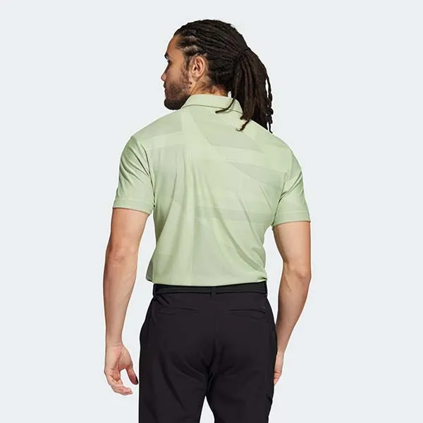 Áo Polo Nam Adidas Golf Jacquard HA9164 Màu Xanh Green Size S
