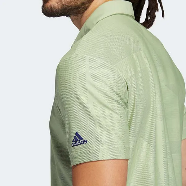 Áo Polo Nam Adidas Golf Jacquard HA9164 Màu Xanh Green Size S