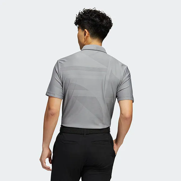 Áo Polo Nam Adidas Jacquard Grey Three/Black HA9169 Màu Xám Size L