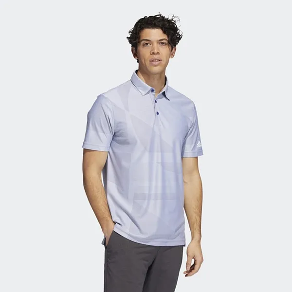 Áo Polo Nam Adidas Jacquard Polo Shirt HG8822 Màu Trắng Xám Size S