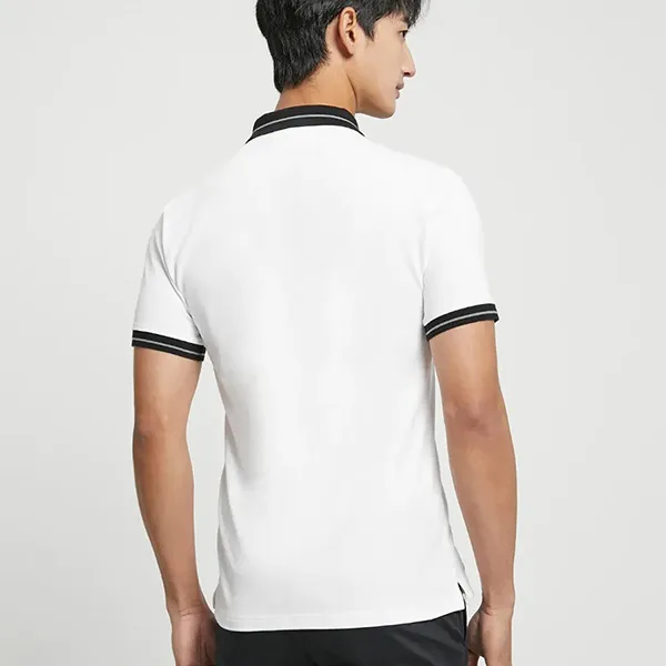 Áo Polo Nam Calvin Klein CK Logo Slim-Fit CK-J323249-YAF Màu Trắng