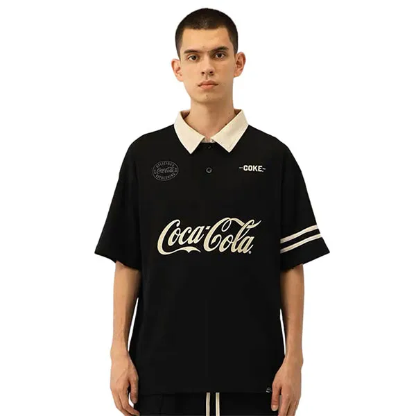 Áo Polo Nam Coca-Cola Logo Coke Màu Đen Size S - Thời trang - Vua Hàng Hiệu