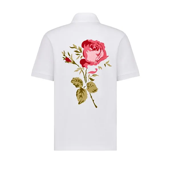 Áo Polo Nam Dior Loose Fit Dior Jardin Màu Trắng - Thời trang - Vua Hàng Hiệu