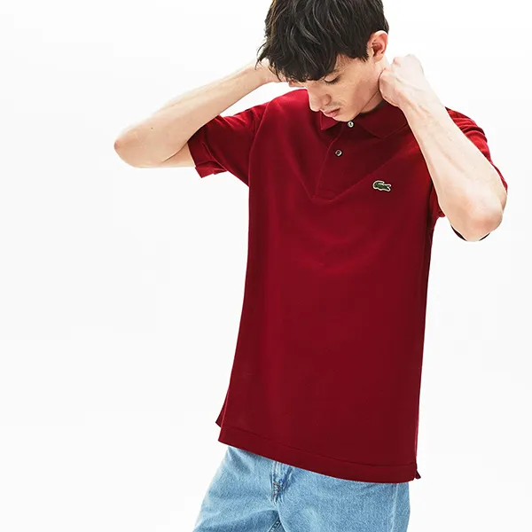 Áo Polo Nam Lacoste Men's Classic Fit L.12.12 Polo L1212 476 Màu Đỏ Thẫm
