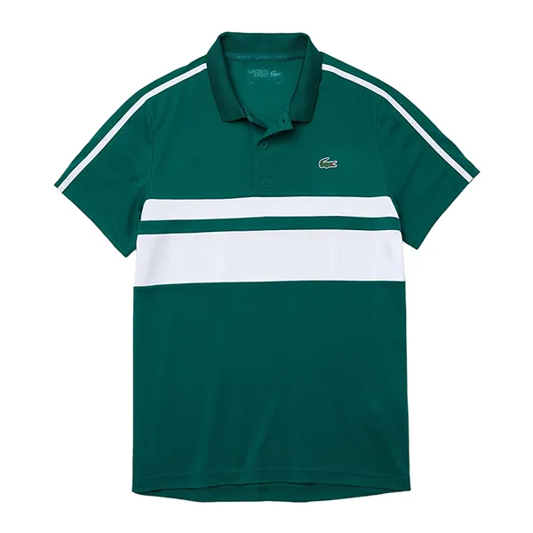 Áo Polo Nam Lacoste Sport Breathable Resistant Piqué Tennis Polo Shirt DH9605 Màu Xanh Green Size M - Thời trang - Vua Hàng Hiệu