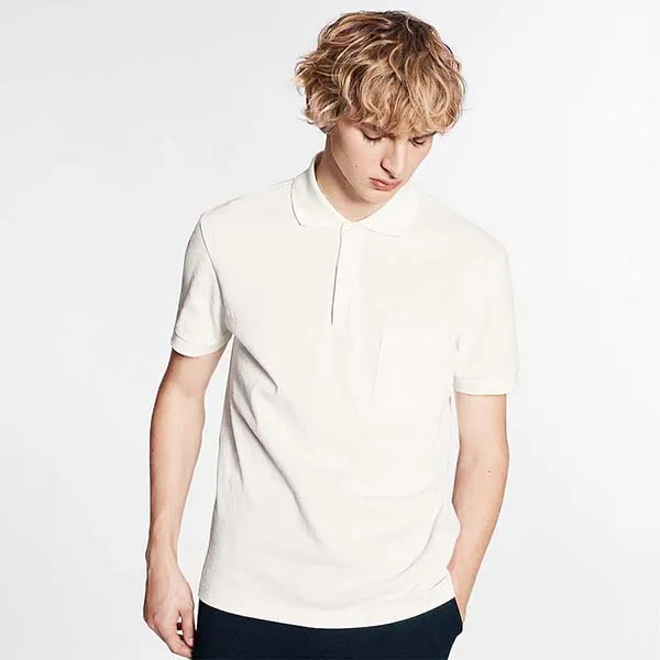 Áo Polo Nam Louis Vuitton LV 1A7XDQ Half Damier Pocket Màu Trắng