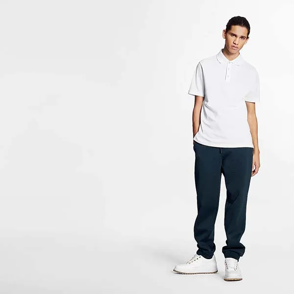 Áo Polo Nam Louis Vuitton LV Short Sleeved White 1A1S9N Màu Trắng