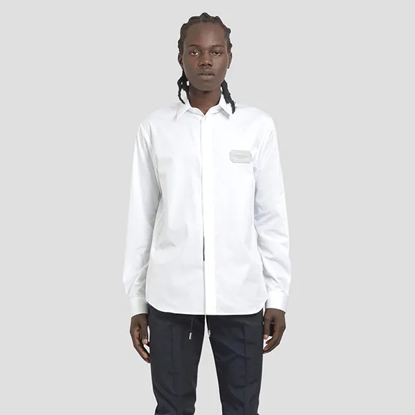 Áo Sơ Mi Nam Dior Homme White Cotton Poplin 313C525A1581 088 Màu Trắng