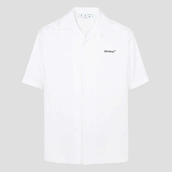 Áo Sơ Mi Nam Off-White With Caravag Arrow Printed OMGA196C99FAB003/0110 Màu Trắng