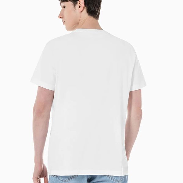 Áo Thun Nam Calvin Klein CK Tops Graphic Tees Tshirt CK-J321612-YAF Màu Trắng - 4