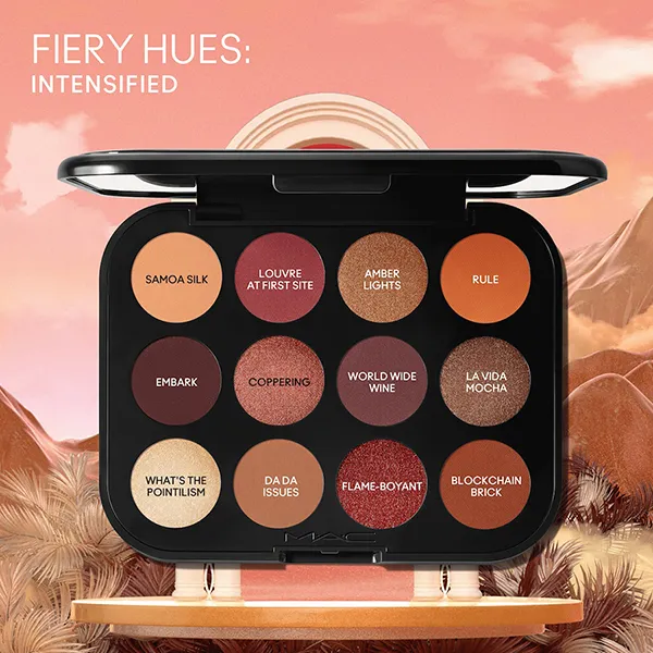 Bảng Phấn Mắt MAC Connect In Colour Eye Shadow Palette Future Flame 12 Ô