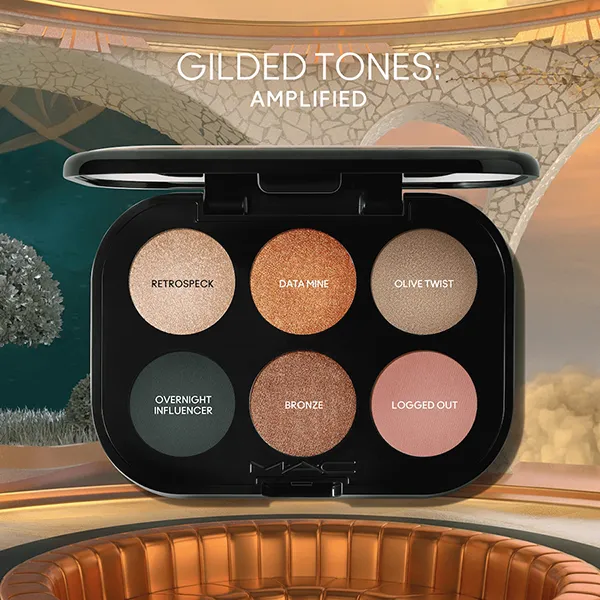 Bảng Phấn Mắt MAC Connect In Colour Eyeshadow Palette Bronze Influence 6 Ô - Trang điểm - Vua Hàng Hiệu