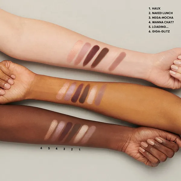 Bảng Phấn Mắt MAC Connect In Colour Eyeshadow Palette Embedded In Burgundy 6 Ô - Trang điểm - Vua Hàng Hiệu
