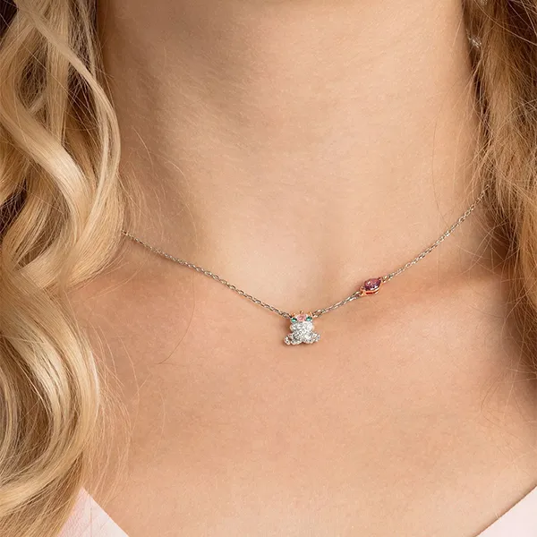 Dây Chuyền Nữ Swarovski Oot World Kiss Necklace 5456236 Phối Màu