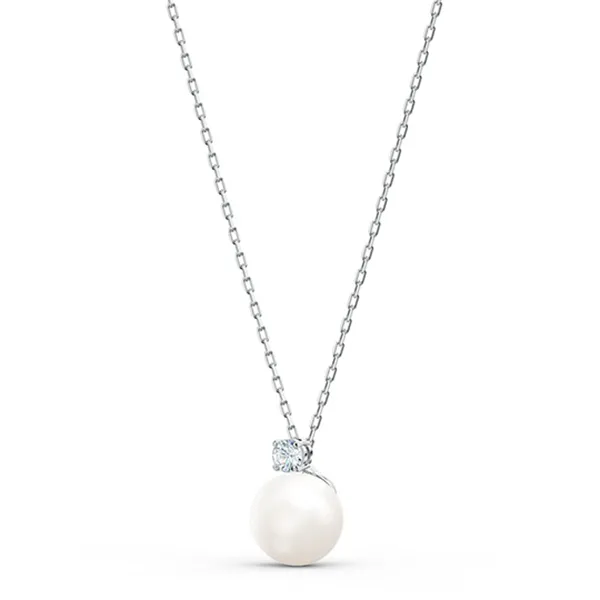 Dây Chuyền Nữ Swarovski Treasure Necklace White, Rhodium Plated 5563288 Màu Bạc - Trang sức - Vua Hàng Hiệu