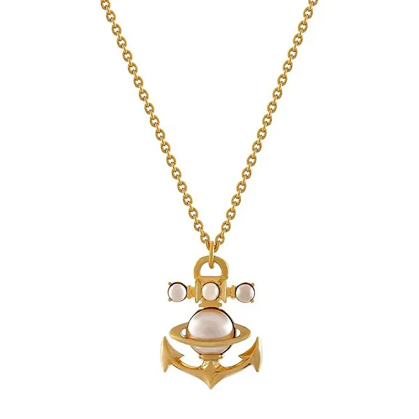 Dây Chuyền Nữ Vivienne Westwood Marialena Necklace 630203AB-02R107-CN Màu Vàng - Trang sức - Vua Hàng Hiệu