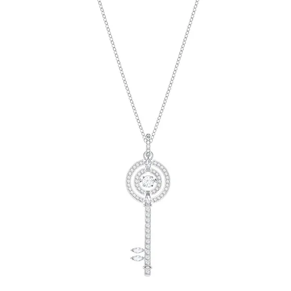 Dây Chuyền Nữ Swarovski Sparkling Dance Key Pendant 5368263 Màu Bạc - Trang sức - Vua Hàng Hiệu