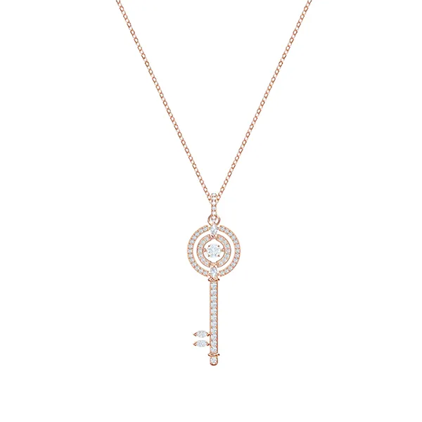 Dây Chuyền Swarovski Sparkling Dance Key Pendant 5469120 Màu Vàng Hồng - Trang sức - Vua Hàng Hiệu