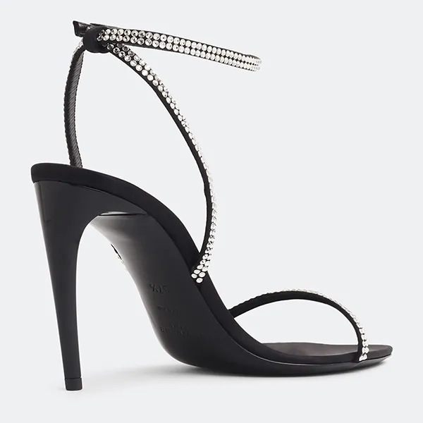 Dép Cao Gót Nữ Yves Saint Laurent YSL Georgia Sandals Màu Đen