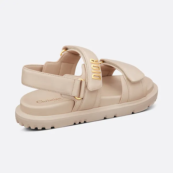 Dép Nữ Dior Dioract Sandal KCQ547LAB_S51U Màu Beige Size 35.5