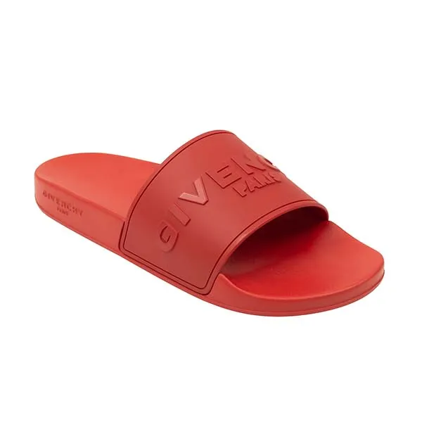 Dép Givenchy Logo Rubber Slides Red Màu Đỏ - Dép - Vua Hàng Hiệu