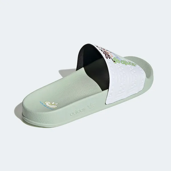 Dép Nam Adidas Adilette Slides Linen Green HR0095 Màu Xanh Size 37