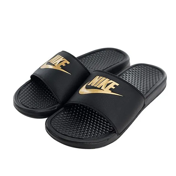 Dép Nam Nike Benassi Jdi Black Gold Slider 343880-016 Màu Đen Size 44 - Dép - Vua Hàng Hiệu