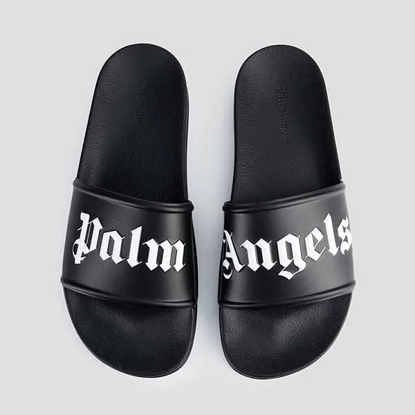 Dép Nam Palm Angels PMIC001C99PLA001 1001 Màu Đen