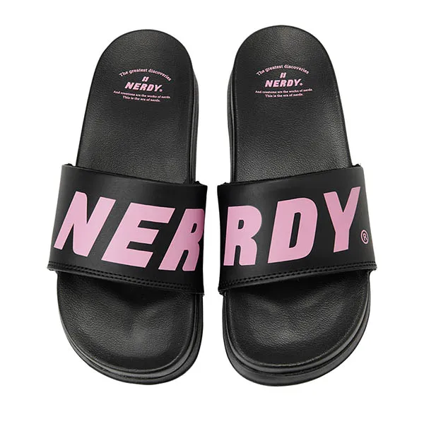 Dép Nerdy Big Logo Slide PNES23SD1301 Màu Hồng Đen