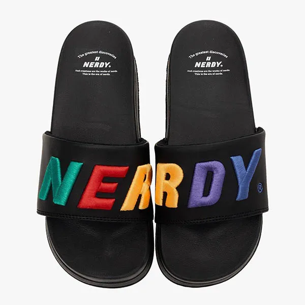 Dép Nerdy Rainbow Slide PNES22AE18 Màu Đen