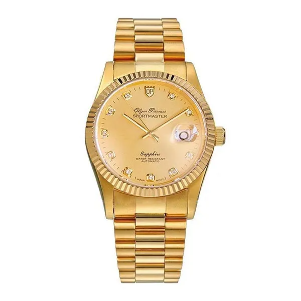 Đồng Hồ Nam Olym Pianus Sportmaster Datejust Grande OP89322AGK-V Màu Vàng Gold