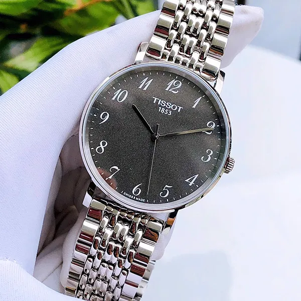 Đồng Hồ Nam Tissot Everytime T109.410.11.072.00 T1094101107200 Màu Đen Bạc - 3