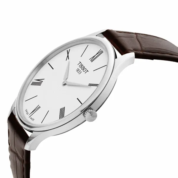 Đồng Hồ Nam Tissot Gent's Tradition Leather Watch T063.409.16.018.00 Màu Nâu