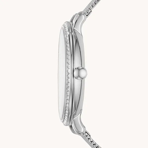 Đồng Hồ Nữ Fossil Jacqueline Three-Hand Date Stainless Steel Watch ES4627 Màu Trắng Bạc - Đồng hồ - Vua Hàng Hiệu