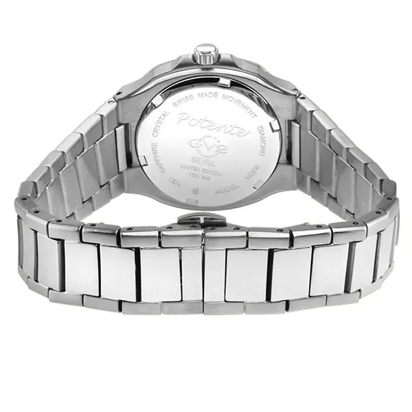 Đồng Hồ Nữ Gevril GV2 Potente Diamond Quartz Ladies Watch 18200B Màu Bạc - Đồng hồ - Vua Hàng Hiệu