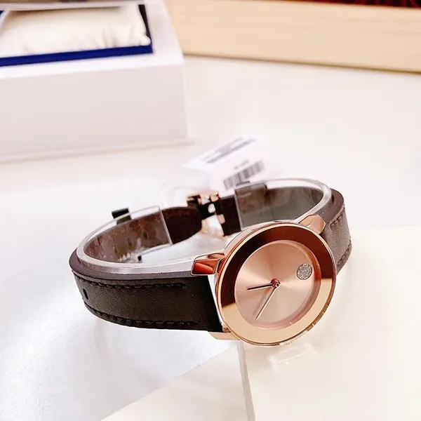 Đồng Hồ Nữ Movado Bold Sunray Dark Watch 3600438 Màu Đen Phối Vàng Hồng Size 36mm