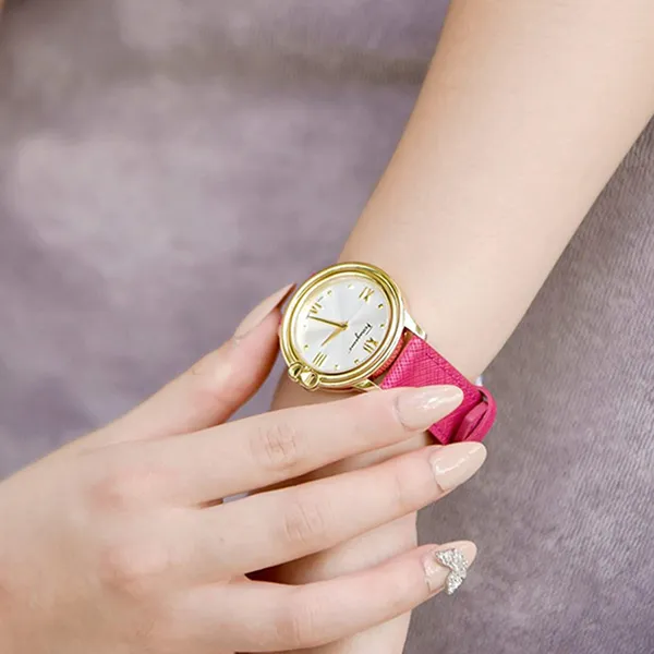 Đồng Hồ Nữ Salvatore Ferragamo SFMJ00222 Quartz Gold Tone Màu Bạc Hồng - Đồng hồ - Vua Hàng Hiệu