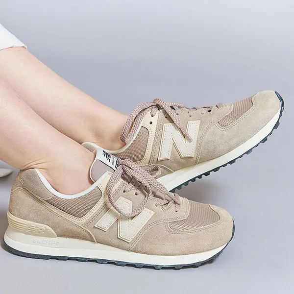 Giày Thể Thao New Balance Classic 574 U574WO2 Màu Beige - Giày - Vua Hàng Hiệu