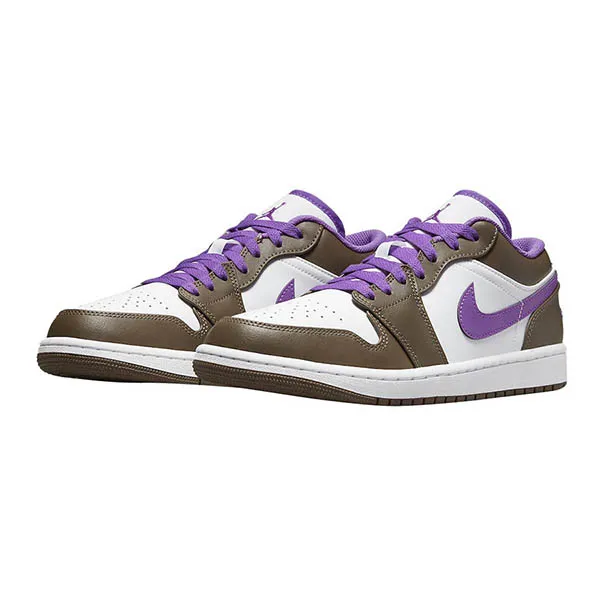 Giày Thể Thao Nike Air Jordan 1 Low Palomino 553558-215 Màu Tím Size 35.5