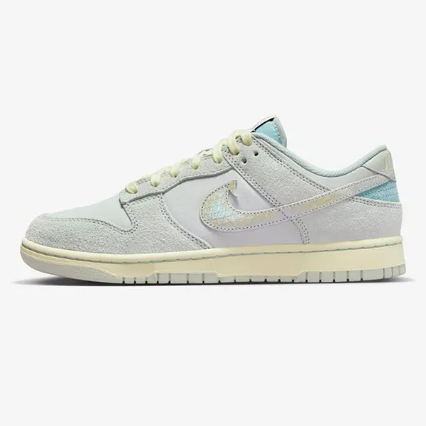 Giày Thể Thao Nike Dunk Low Light Silver And Ocean Bliss DV7210-001 Màu Xanh Bạc