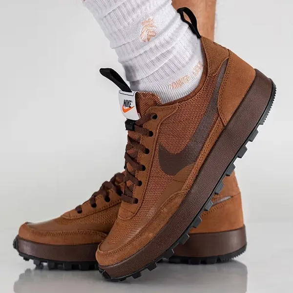 Giày Thể Thao Nike Tom Sachs Nike Craft General Purpose Dark Brown DA6672-201 Màu Nâu