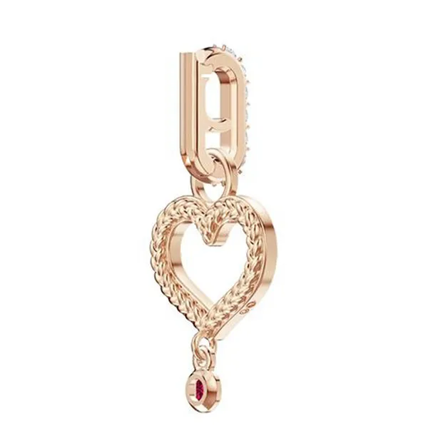Hạt Vòng Charm Swarovski Remix Collection Charm Heart 5441398 Màu Vàng Hồng