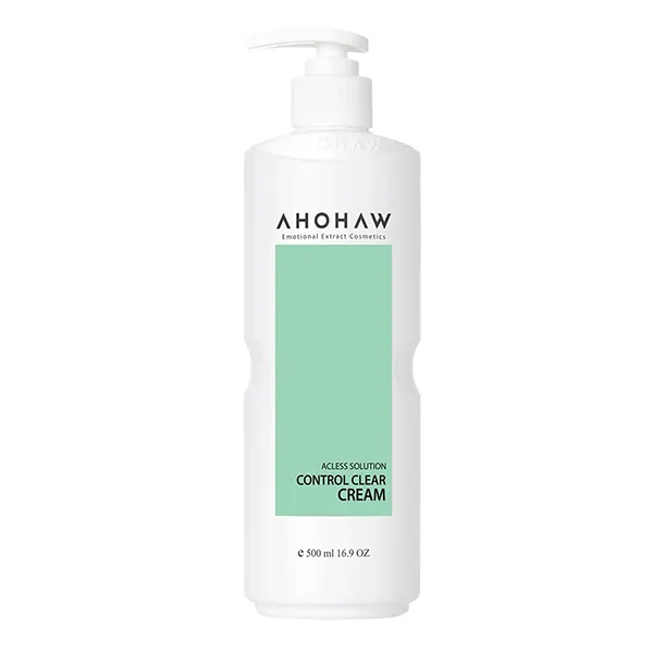 Kem Dưỡng Cân Bằng Ẩm Giảm Mụn Trứng Cá Ahohwa Control Clear Cream 500ml