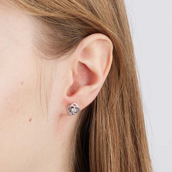 Pandora | Jewelry | Pandora Flower Earrings | Poshmark