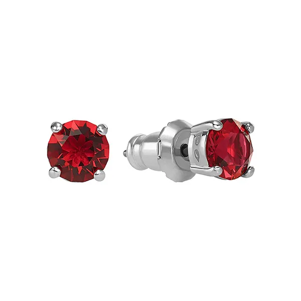 Khuyên Tai Nữ Swarovski Attract Stud Pierced Earrings Red, Rhodium Plated 5493979 Màu Đỏ - Trang sức - Vua Hàng Hiệu