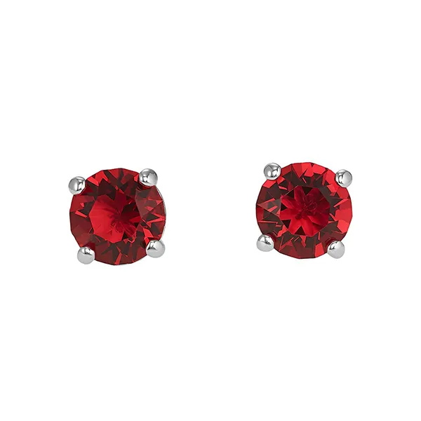 Khuyên Tai Nữ Swarovski Attract Stud Pierced Earrings Red, Rhodium Plated 5493979 Màu Đỏ - Trang sức - Vua Hàng Hiệu