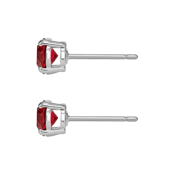 Khuyên Tai Nữ Swarovski Attract Stud Pierced Earrings Red, Rhodium Plated 5493979 Màu Đỏ - Trang sức - Vua Hàng Hiệu