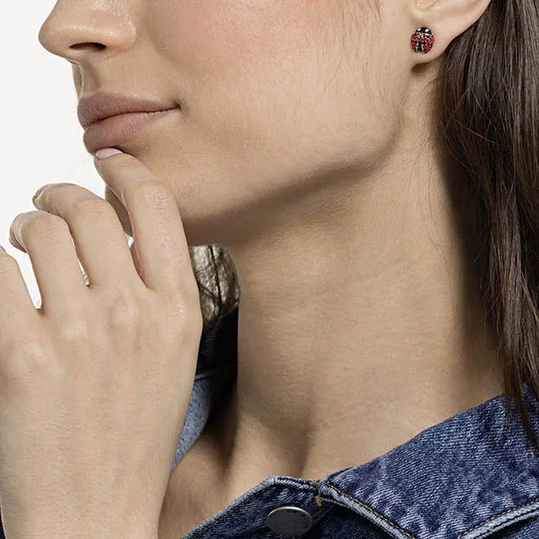 Khuyên Tai Nữ Swarovski Lisabel Pierced Earrings 5498791 Màu Đỏ - Trang sức - Vua Hàng Hiệu