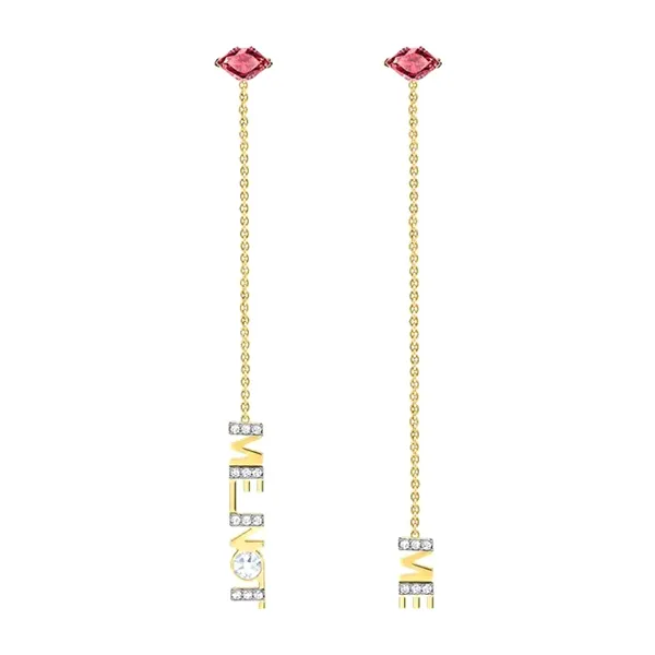 Khuyên Tai Nữ Swarovski Melt Your Heart Earrings 5446014 Màu Vàng - Trang sức - Vua Hàng Hiệu